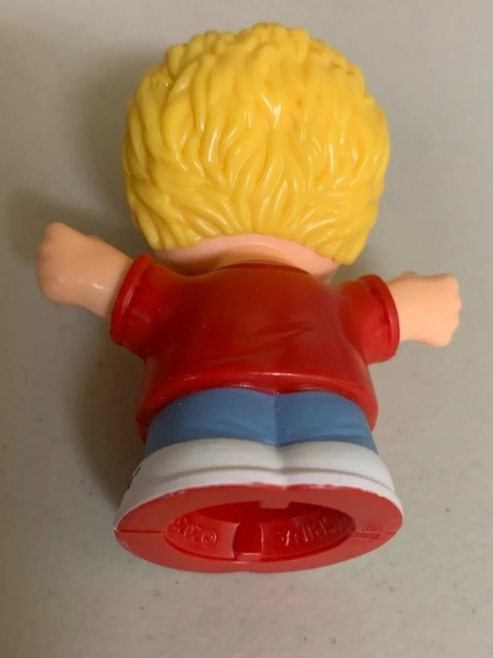 Fisher Price Little People Figure Target Run Dollhouse Playset Kris Employee Red